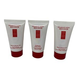 Elizabeth Arden Red Door Perfumed Body Lotion (2) & Shower Gel (1) - 1.7 FL. OZ.